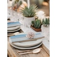 thumbnail image 6 of Cloth Napkins 1 Piece - 20x20 Inches, Blue Brown Washable Reusable Table Napkins, Gradient Wood Grain Farmhouse Country Soft & Absortbent Dining Napkin for Party Wedding Hotel Restaurant, 6 of 8