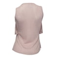 thumbnail image 3 of eVogues Plus Size Tiered Knit Top Pink, 3 of 4
