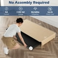 thumbnail image 3 of Goplus Tapis Roulant sous le Bureau 2,5 Hp pour la Maison et le Bureau Télécommande Écran LED Blanc, 3 of 10