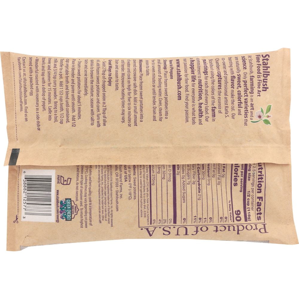 Stahlbush Island Farms Diced Sweet Potato, 10 Ounce -- 12 per case.