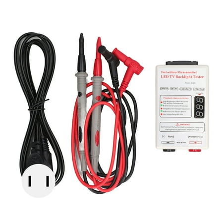 

LED Lamp Backlight Tester 85V-265V TV Display Backlight Tester Auto Voltage Adjustment For Electronic Repair US Plug 85V-265V