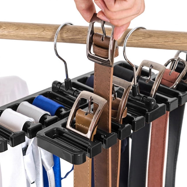 Perchero para corbatas, perchero multifunción para corbatas, perchero para corbatas, perchero para cinturones, materiales ecológicos