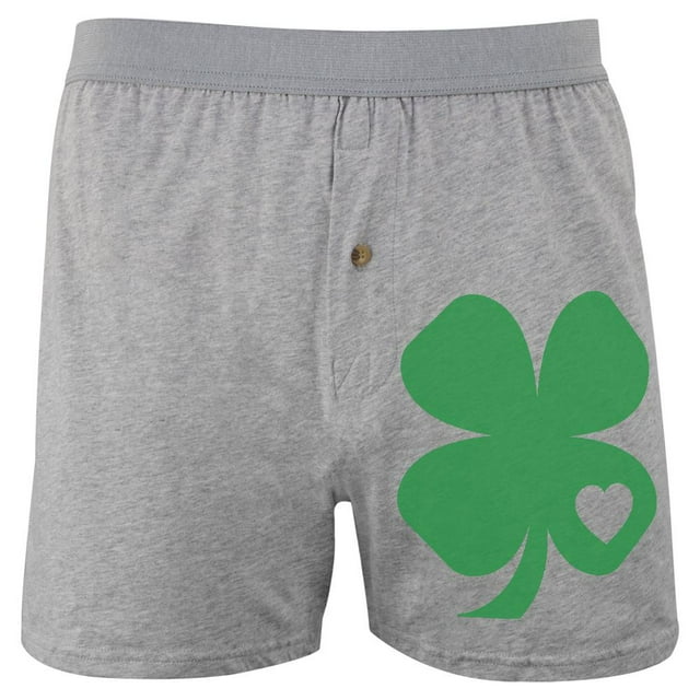 Fête de la Saint-Patrick Cœur de Trèfle Boxeur en Tricot Doux