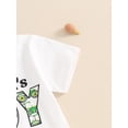 thumbnail image 6 of Bagilaanoe 2pcs Toddler Baby Boy Shorts Set Short Sleeve Letter Print T Shirt Tops + Shorts 6M 12M 18M 24M 3T Kids Casual Summer Clothes, 6 of 7