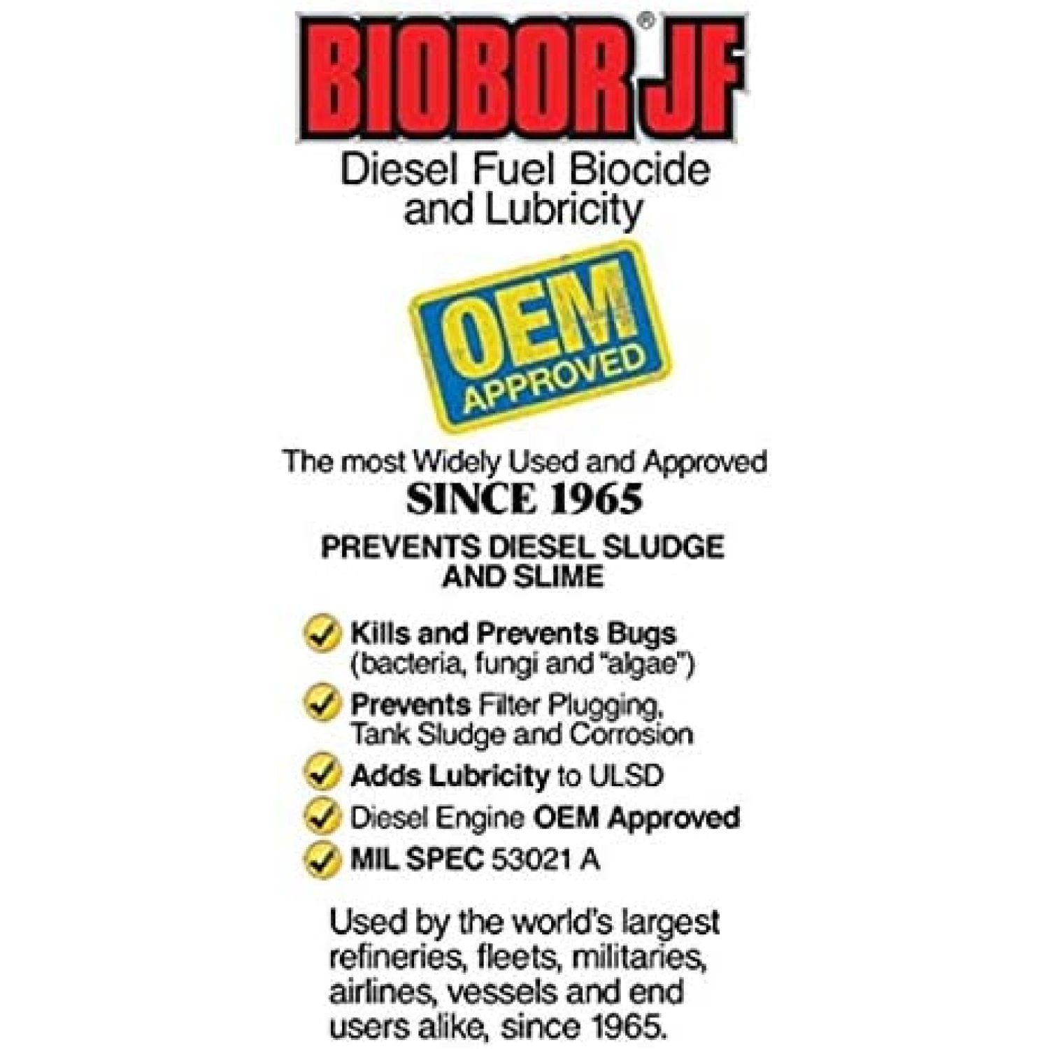 Buy Biobor JF Diesel Biocide and Lubricity Additive, 16Ounce, RESULTS