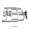 thumbnail image 1 of Ruiboury Boost Performance Of RC Car With Rear Lower Arm For 1/14 LC Racing Premium Aluminium Alloy titanium color 1Set, 1 of 6