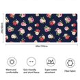 thumbnail image 3 of Pioneer Flower Floral Print Pattern Bathroom Rugs Mat, Non Slip Microfiber Bathroom Rug with Rubber Backing, Soft Mats for Bathroom Floor Tub Shower, 24"x60", 3 of 5