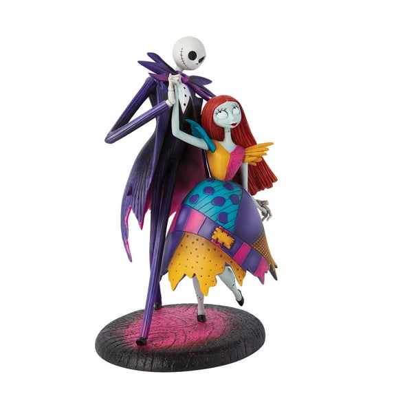 Disney Showcase Nightmare Before Christmas Jack and Sally Figurine 9in H