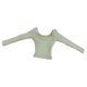 thumbnail image 5 of Figura a escala 1/6, camiseta de manga larga, vestido básico informal de estilo retro para cosplay Blanco, 5 of 9