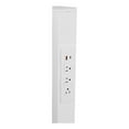 thumbnail image 1 of Pemberly Row Power Anywhere Station-3ac/1usb - en Métal Blanc, 1 of 5