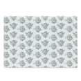 thumbnail image 1 of Floral Cutting Board, Vintage Monochrome Design Outline Graphic of Wild Plants with Flowers, Decorative Tempered Glass Cutting and Serving Board, in 3 Sizes, by Ambesonne, 1 of 2