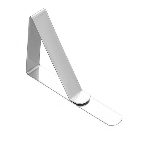 Cevemin 6 Pcs Stainless Steel Tablecloth Clips - Secure Table Cover Clamps for Home, Party, Picnic, Wedding Events