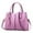Purple, variant on Handbags for Women,Purses and Handbag Ladies PU Leather Top Handle Satchel Shoulder Tote Crossbody Makeup Bag Black Bags