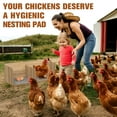 thumbnail image 4 of Sealegend Tapis de Nidification pour Poules Lavable et Réutilisable, Lot de 8, 4 of 8