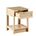 thumbnail image 5 of 15.75" Natural Rattan - Smooth Operation Drawer - Bedroom and Living Areas - Keep Clean Easily, 5 of 6