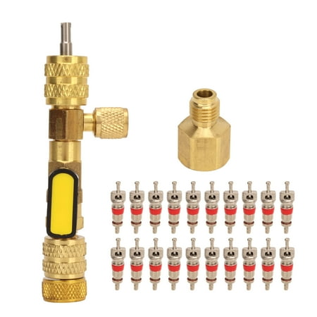 

Valve Core Remover Accurate Disassembly Compact Portable Reusable AC Line Repair Tools Universal for Car