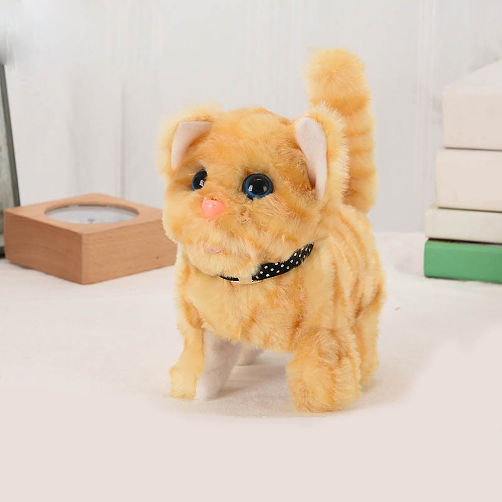 Sodopo Toys for Kids Robot Cat Plush Cat Stuffed Animal Interactive Cat