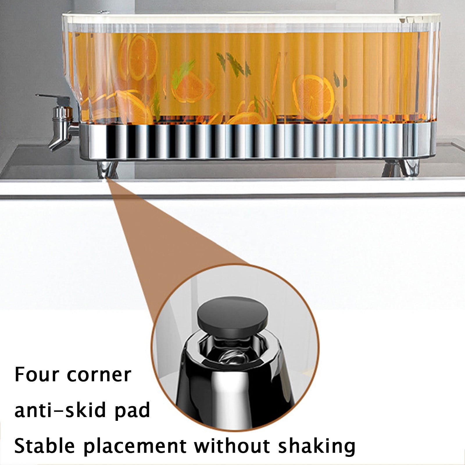 YZEGDCH Under $10!5.3L Cold Water Kettle with Filter BPA-Free Leakproof Lemonade Juice Beverage Jar Water Pitcher with Lid Juice Containers for Fridge Parties and Dairly Use