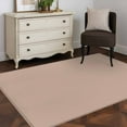 thumbnail image 3 of Brown 4x6 Area Rugs, Farmhouse Solid Brown Color Modern Art Non-Skid Rubber Backing Large Rectangle Rugs - Living Room Bedroom Home Office, Indoor Floor Mat Carpets Washable Rug, 3 of 9