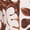 BROWN, variant on Women's Printed Pattern Linen Wide Leg Drawstring Waist Pants