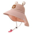 thumbnail image 3 of Kids Sunhat Adjustable Neck Flap with Wide Brim Summer Upf 50+ Protection Boys Girls Beach Sunhat Baby Sun Hats One Size, 3 of 3