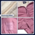 thumbnail image 4 of Chaqueta Reebok Puffer Heavyweight para mujer, acolchada, color rosa orquídea, 4 of 7