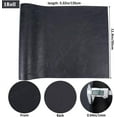 thumbnail image 2 of 135x30cm Black Faux Leather Fabric Grained Leatherette Textured Soft Synthetic PU Imitation Leathercloth for DIY Sewing Crafts Bags Making Sofa Chairs Covers Home Decor Tooling Workshop, 2 of 9