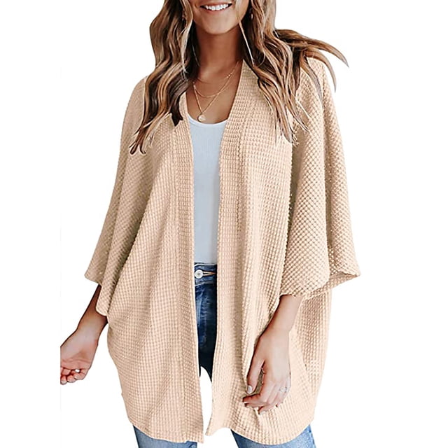ZAXARRA Manteau Cardigan Femme Blouse à Manches Longues