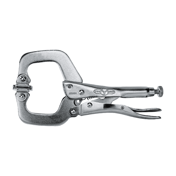Irwin/Hanson 4SP 4" Locking C-Clamp with Swivel Pads