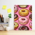 thumbnail image 2 of FORMRS Acrylic Clipboard with Low Profile Clip Standard A4 Letter Size, 12.5" x 9", Cute Doughnuts Pattern, 2 of 8