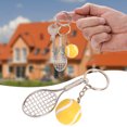 thumbnail image 2 of Tennis Alloy Keychain - Mini Sports Equipment Souvenir, Durable Metal Pendant, Gift for Sports Fans, 2 of 5
