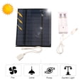 thumbnail image 3 of 2.5W 5V 500mA Solar Panel with USB for Mobile Phone Fan 18650 Battery Charging Portable Power Polycrystalline Silicon Solar Cell DIY Waterproof Camping Solar Panel, 3 of 7