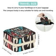 thumbnail image 5 of Christmas Travel Portable Square Jewelry Box Earring Necklace Bracelet Organizer Storage Display Case Holder Stand Decorative Box Organize, 5 of 6