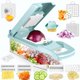 thumbnail image 2 of Matsuzay Pelador de frutas y verduras para ensalada 5 en 1, cortador, cortador, picador, rallador, herramienta de cocina Cocina y Comedor Azul Matsuzay HA025445-02, 2 of 6