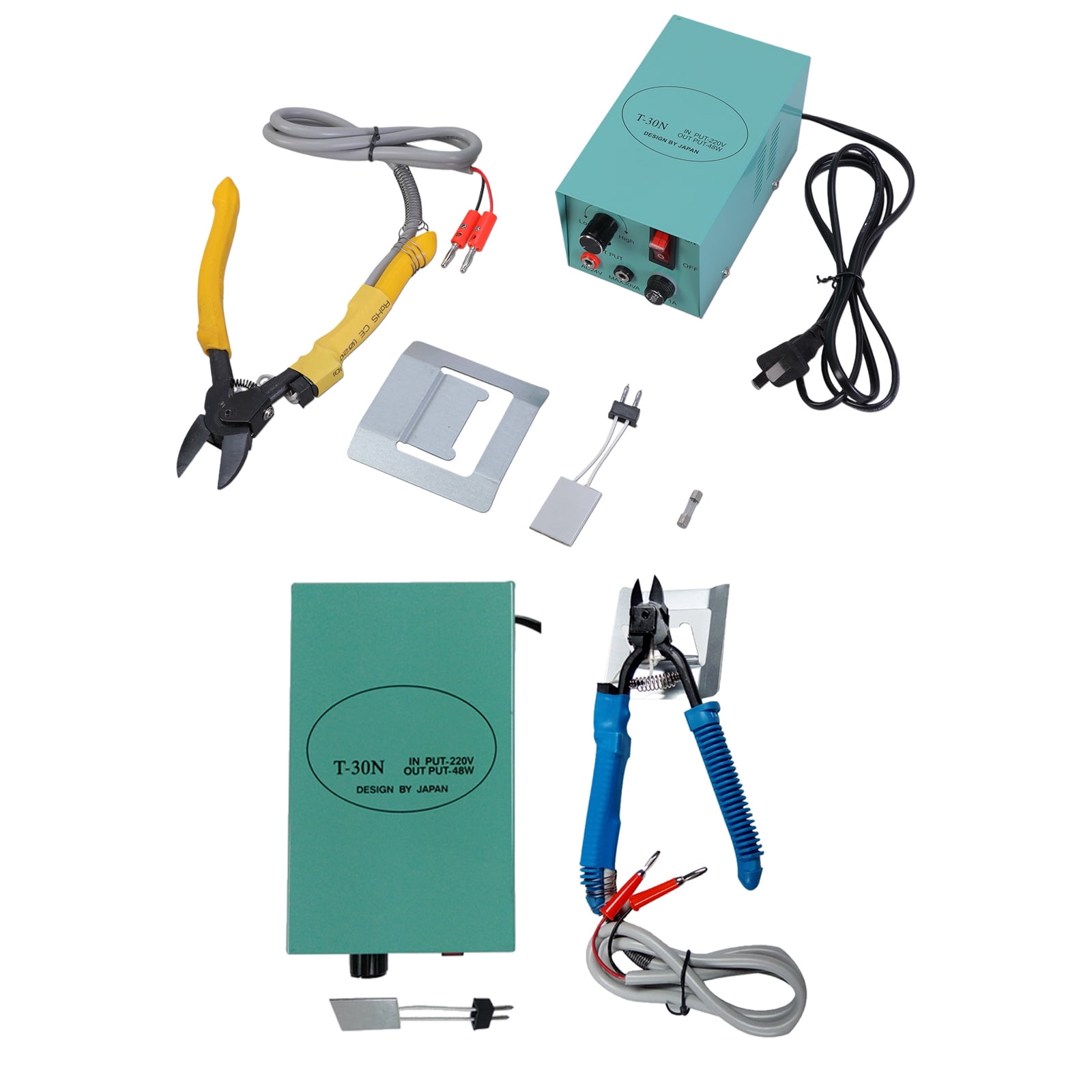 lanema HT200/HT180 Electric Heat Scissors Heat Nipper Side Cutter Diagonal Pliers Side Cutting Pliers Tool with Power Supply