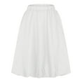 thumbnail image 4 of Abomasnow Women Bubble Maxi Skirt Elastic Low Waist Casual Aline Flowy Long Skirts Plead Ruffle Balloon Midi Skirt Streetwear, 4 of 6