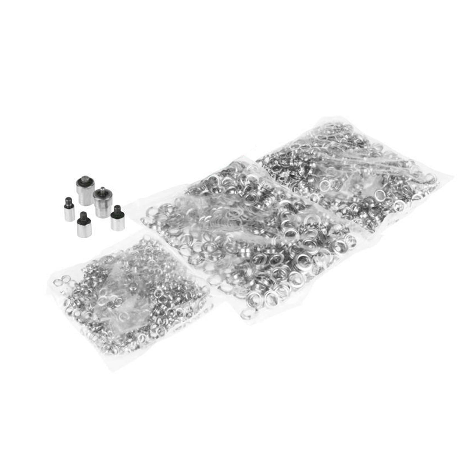 Hand Push Grommet Machine Grommets Grommets Tool with 1500 Pieces Grommets for Grommets Snap Buttons Rivets Eyelets Beads