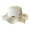 B48-White, variant on Boys Girls Beach Bucket Hat 54 Children's Girls Sunscreen Hat Summer Bow Sun Hat Straw Hat Braided Hat Beach Hat Sun Visor Fisherman's Hat Summer Kids Beach Hats