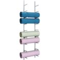 thumbnail image 1 of Yoga Mat Storage Racks,Multifunctional Home Gym Storage Organizer With Hooks And Lockable Wheels,Weights Rack For Dumbbells,Yoga Mat, 1 of 8
