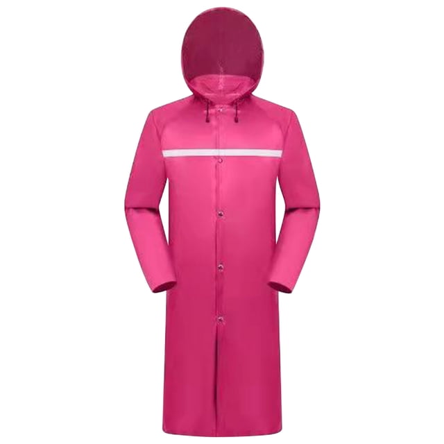 DPTALR Imperméable Homme à Motif Long Poches Fermeture Éclair Capuche Extérieur à Pied