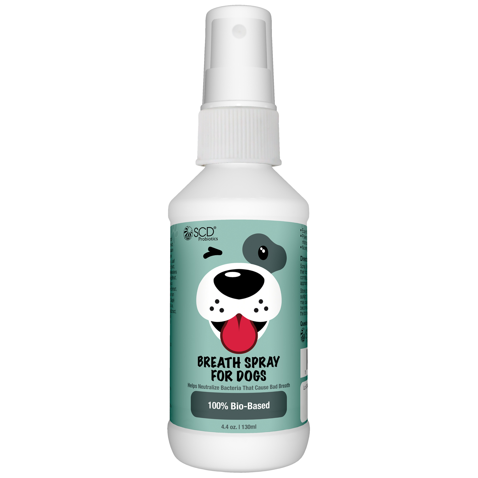 SCD Probiotics Breath Spray for Dogs Freshens Breath Naturally with Probiotics and Supports