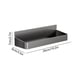 thumbnail image 3 of Estante de Almacenamiento de Aleación Magnética para Refrigerador o Pared Metálica, Organizador Mate No Perforado, 26x9x7cm, Estante Ahorrador de Espacio para Botellas de Condimentos y Latas de Snacks, 3 of 6