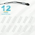 thumbnail image 3 of Uxcell Eyeglass Ear Cushions, 12 Pairs Glasses Ear Grip for 3-10mm Glasses, White, 3 of 6