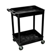 Offex Utility Tub Cart Black, 2 Pack