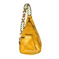 thumbnail image 2 of Bolso de cuero para mujer, bolso de cuero, riñonera, bolso pequeño, crossbody, bolso de viaje (amarillo) Likrtyny Para estrenar, 2 of 6