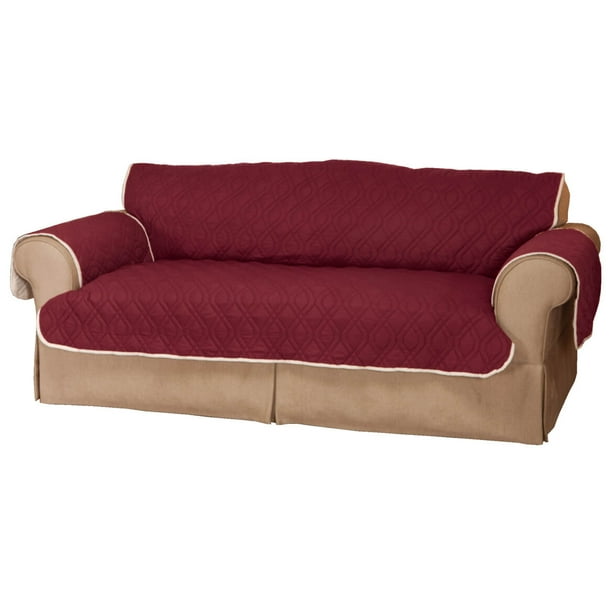 5 Star Reversible Waterproof ExtraLong Sofa Protectorburgundy