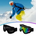 thumbnail image 5 of Vintage Rivet Ski Goggles, Rhinestone Snowboard Goggles for Men Women, Colorful Lens with Snowflake Pattern, Triple Anti-Fog PC Goggle, 5 of 6