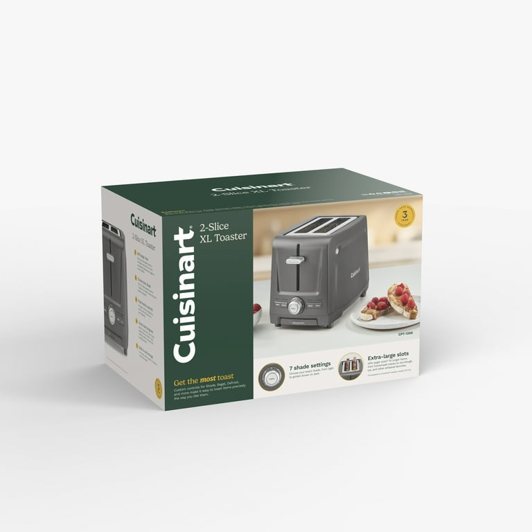 Cuisinart 2-Slice XL Slot Plastic Toaster - Walmart.com