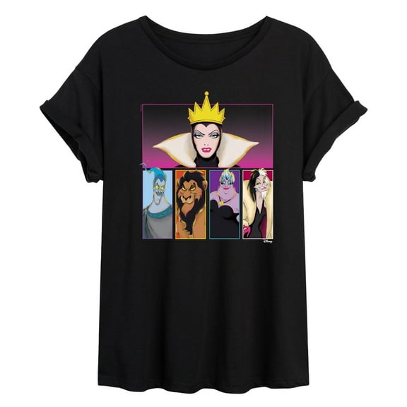 Disney Villains - Villains Grid - Women's Oversized T-Shirt