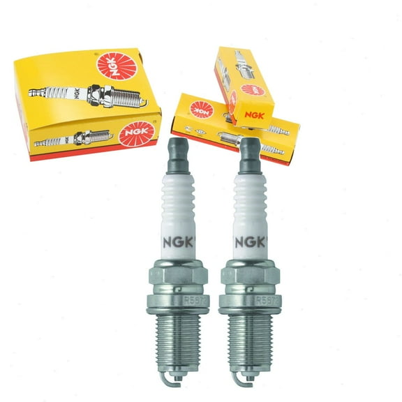 2 pc NGK 1086 Standard Spark Plugs for 12691-6771-1 12691-6771-6 12691-67710 22401-V5014 3183 Q14R-U11 Ignition Wire Secondary
